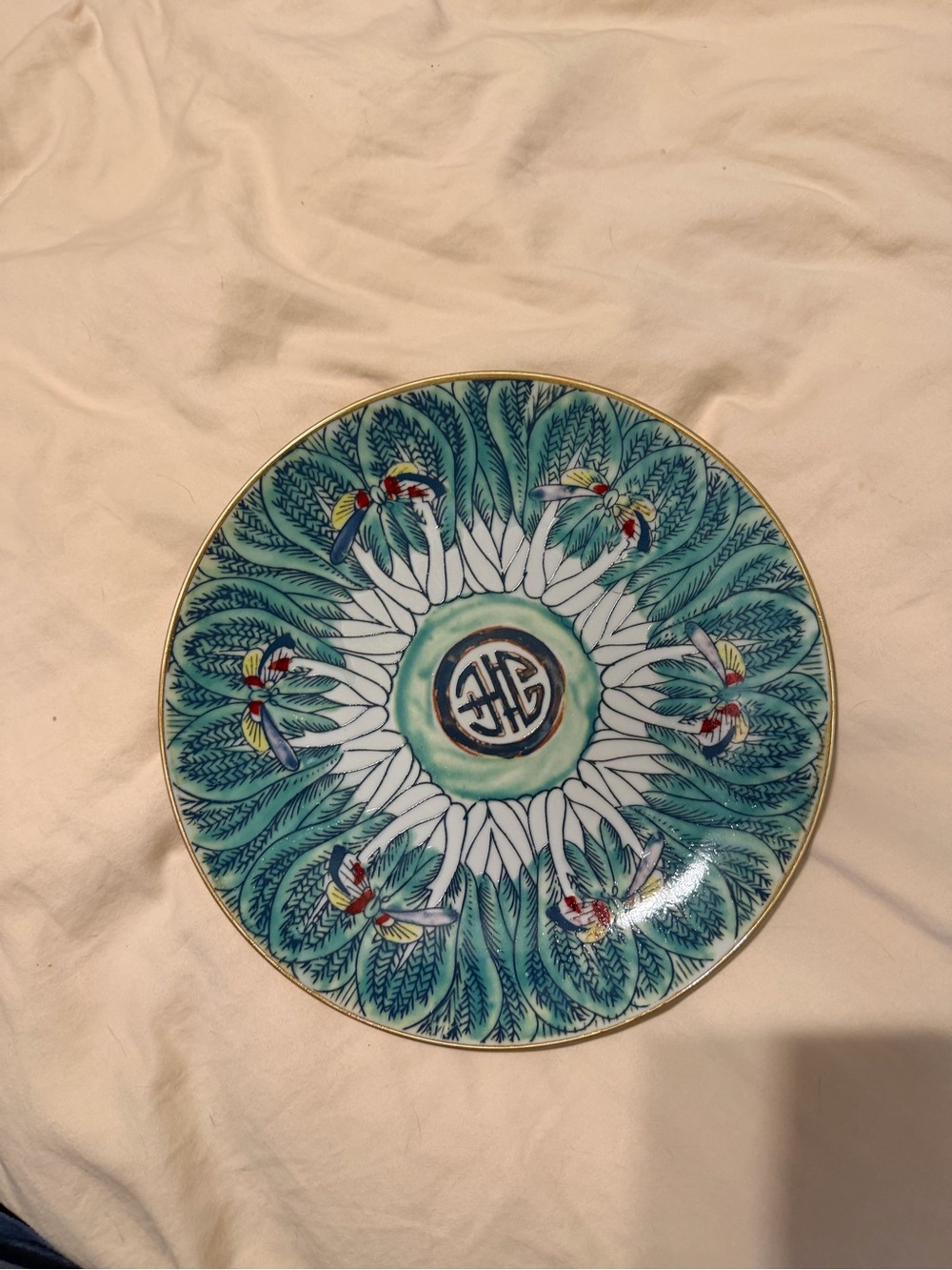 Vintage Bok Choy Plate